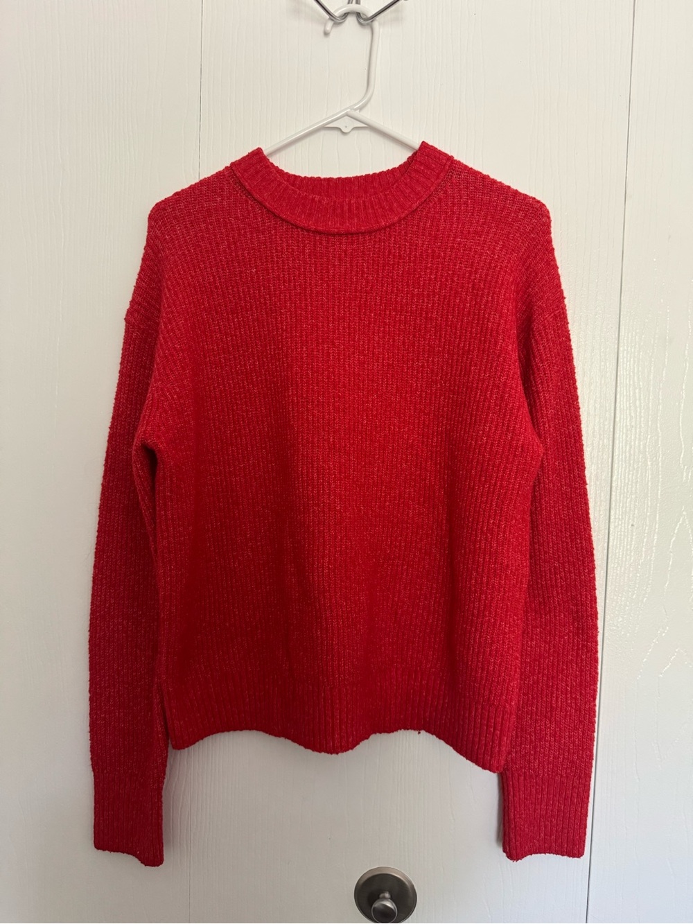 AE Classic Red Women's Crewneck Sweater